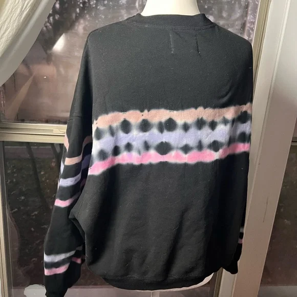 Electric Rose Athleisure Soft Knit Cozy Top Slouchy Size S Boho Retro Casual - Picture 6 of 8